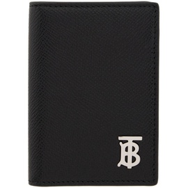 버버리 Burberry Black TB Folding Card Case Wallet 231376M164004