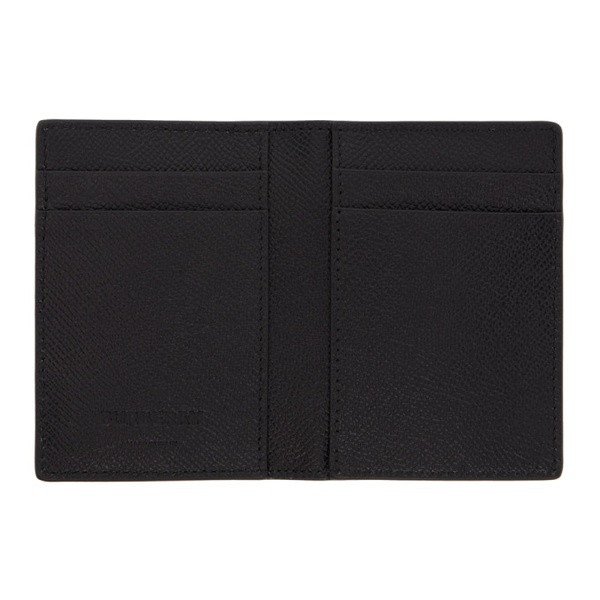 버버리 버버리 Burberry Black TB Folding Card Case Wallet 231376M164004