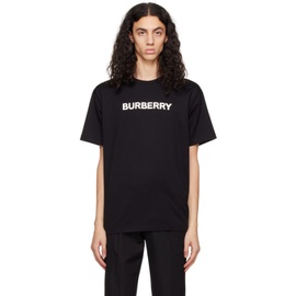 버버리 Burberry Black Oversized T-Shirt 231376M213006