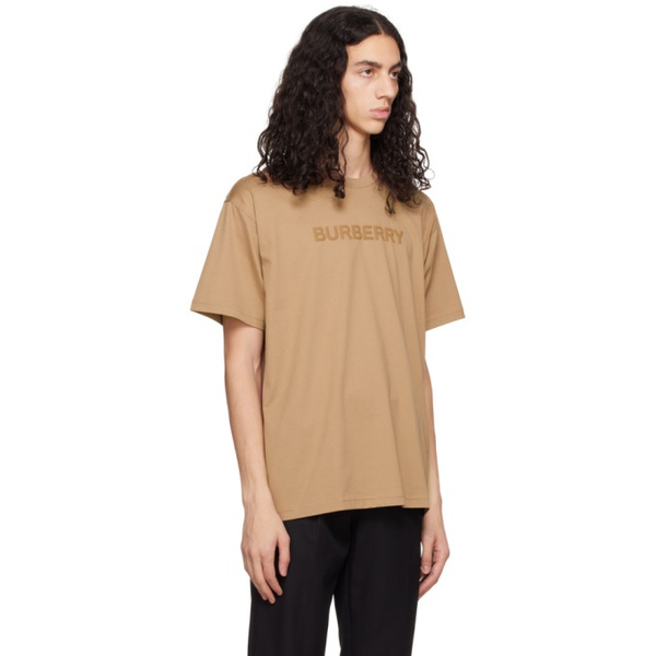 버버리 버버리 Burberry Brown Oversized T-Shirt 231376M213007