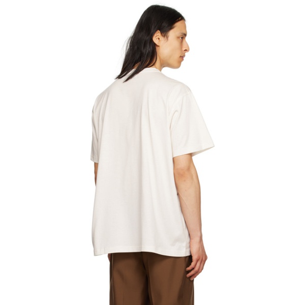 버버리 버버리 Burberry 오프화이트 Off-White Crewneck T-Shirt 231376M213027