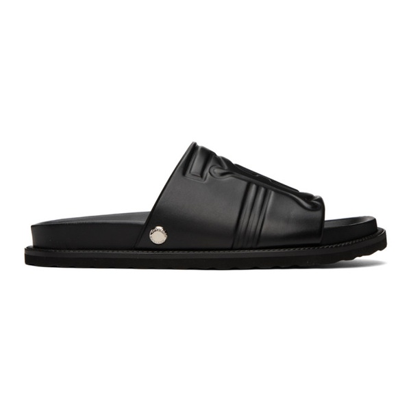 버버리 버버리 Burberry Black Motif Sandals 231376M234014