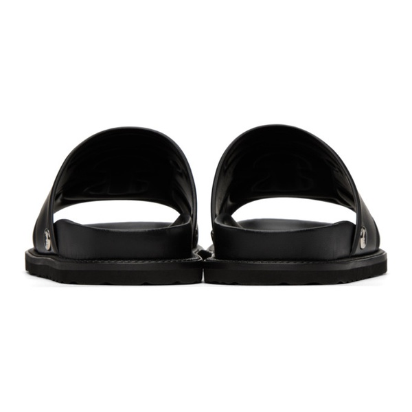 버버리 버버리 Burberry Black Motif Sandals 231376M234014