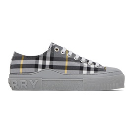 버버리 Burberry Gray Vintage Check Sneakers 231376M237013