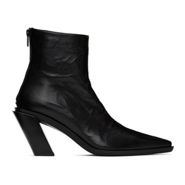 앤드윌 미스터 Ann Demeulemeester Black Florentine Boots 231378F113000