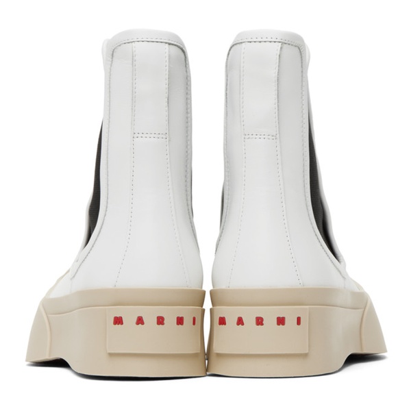 마르니 마르니 Marni White Pablo Chelsea Boots 231379F113004