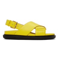 마르니 Marni Yellow Fussbett Sandals 231379F124032