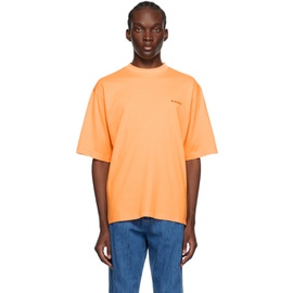 마르니 Marni Orange Sunset T-Shirt 231379M213024