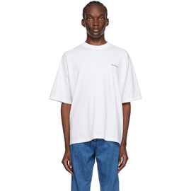 마르니 Marni White Sunset T-Shirt 231379M213025