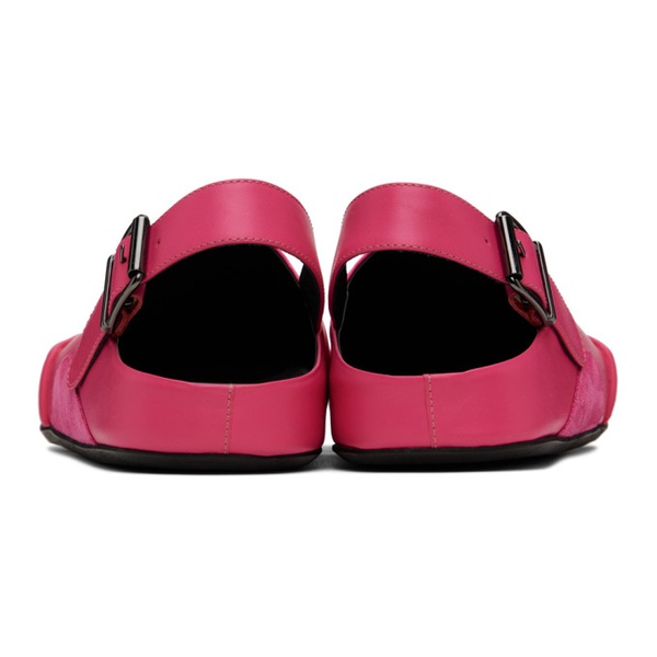 마르니 마르니 Marni Pink Fussbett Sabot Sandals 231379M234001