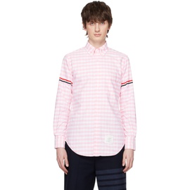 톰브라운 Thom Browne Pink Armband Classic Shirt 231381M192051