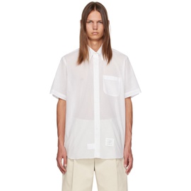 톰브라운 Thom Browne White Button Shirt 231381M192067