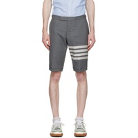 톰브라운 Thom Browne Gray 4-Bar Shorts 231381M196023