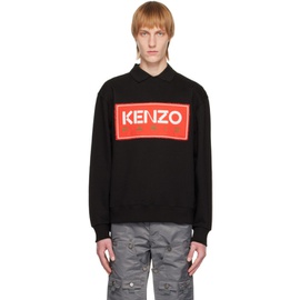 Black Kenzo Paris Sweatshirt 231387M204005