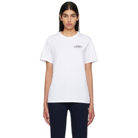 Maison Kitsune White Rue De Richelieu T-Shirt 231389F110015