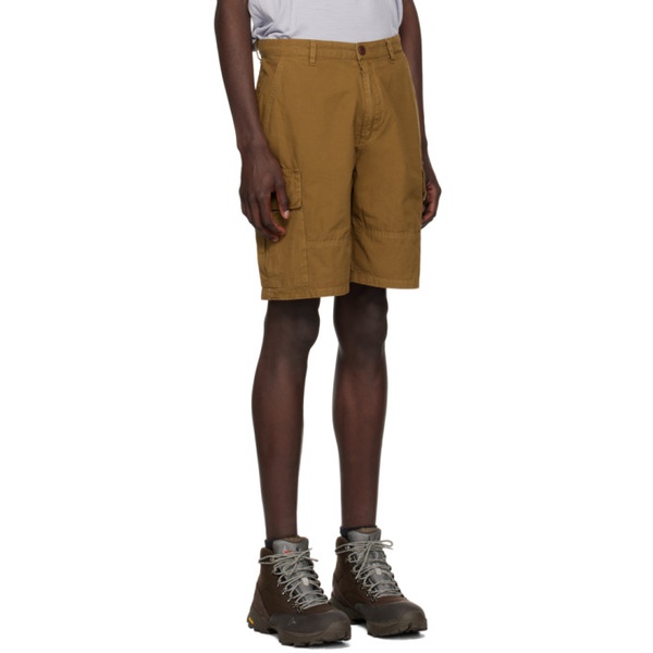  바버 Barbour Brown Essential Shorts 231390M193005