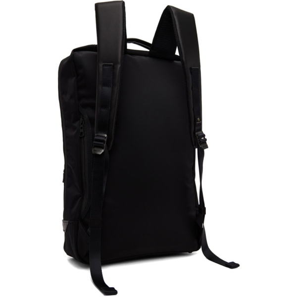  Master-piece Black Progress Coating Backpack 231401M166011