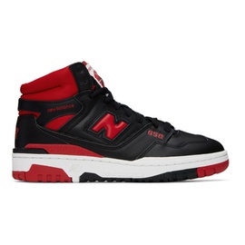 뉴발란스 New Balance Black & Red 650R Sneakers 231402M236002