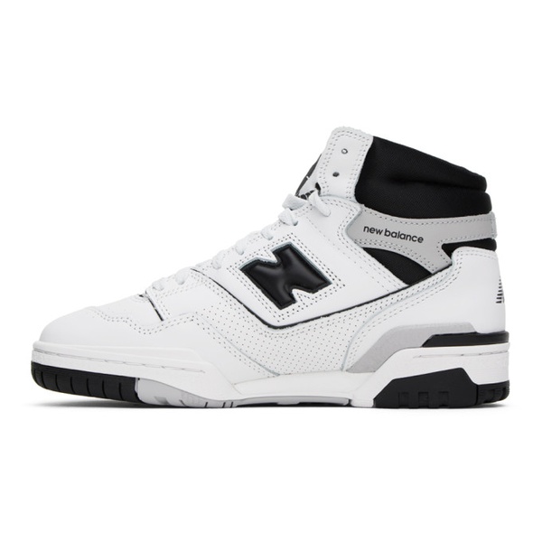 뉴발란스 뉴발란스 New Balance White & Black 650 Sneakers 231402M236005