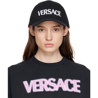 베르사체 Versace Black Logo Cap 231404F016001