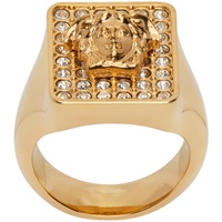 베르사체 Versace Gold Medusa Tiles Ring 231404F024006