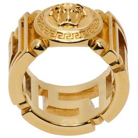 베르사체 Versace Gold Medusa Greca Ring 231404F024015