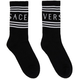 베르사체 Versace Black Vintage Socks 231404F076008
