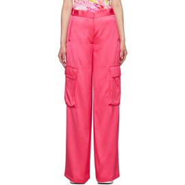 베르사체 Versace Pink Cargo Pocket Trousers 231404F087009