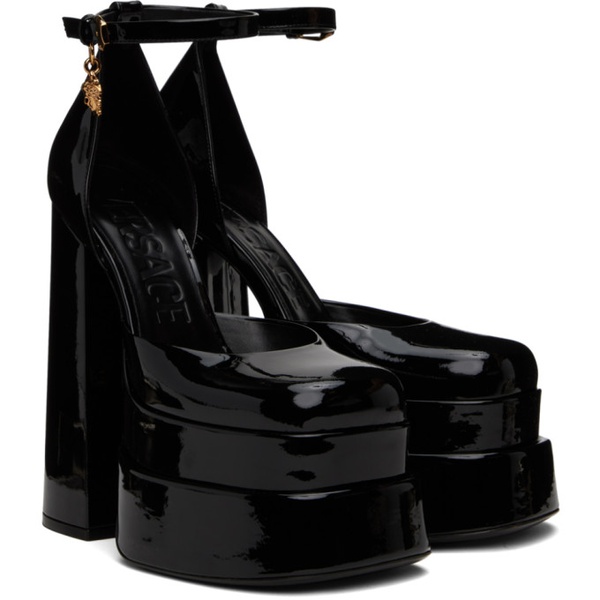 베르사체 베르사체 Versace Black Aevitas Heels 231404F122013