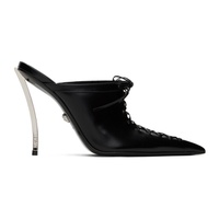 베르사체 Versace Black Pin-Point Heels 231404F122067