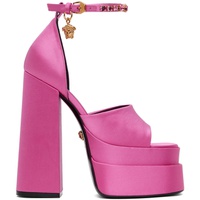 베르사체 Versace Pink Medusa Aevitas Platform Heeled Sandals 231404F125010