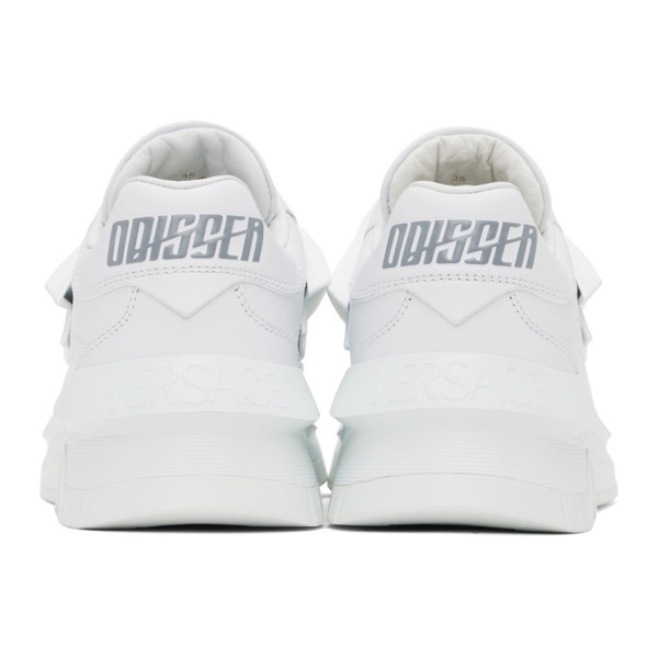 베르사체 베르사체 Versace White Odissea Sneakers 231404F128006