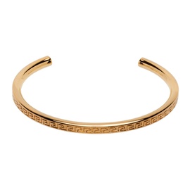 베르사체 Versace Gold Greek Key Cuff Bracelet 231404M142021