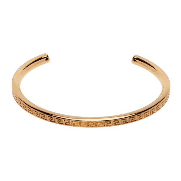 베르사체 베르사체 Versace Gold Greek Key Cuff Bracelet 231404M142021