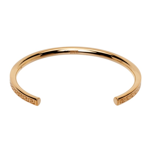 베르사체 베르사체 Versace Gold Greek Key Cuff Bracelet 231404M142021