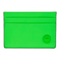 베르사체 Versace Green Medusa Biggie Card Holder 231404M163004