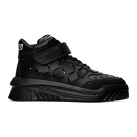 베르사체 Versace Black Slashed Odissea Sneakers 231404M236004