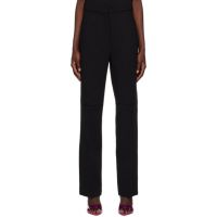 Paris Georgia Black Slouchy Suit Trousers 231438F087007