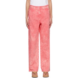 MSGM Pink Faded Jeans 231443F069001