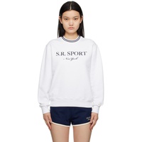 스포티 앤 리치 Sporty & Rich White Printed Sweatshirt 231446F098021