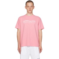스포티 앤 리치 Sporty & Rich Pink Health Wealth 94 T-Shirt 231446M213017