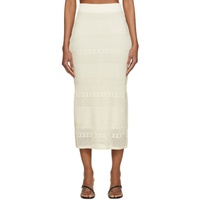 FRAME 오프화이트 Off-White Lined Maxi Skirt 231455F093002