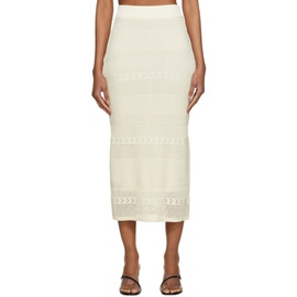 FRAME 오프화이트 Off-White Lined Maxi Skirt 231455F093002
