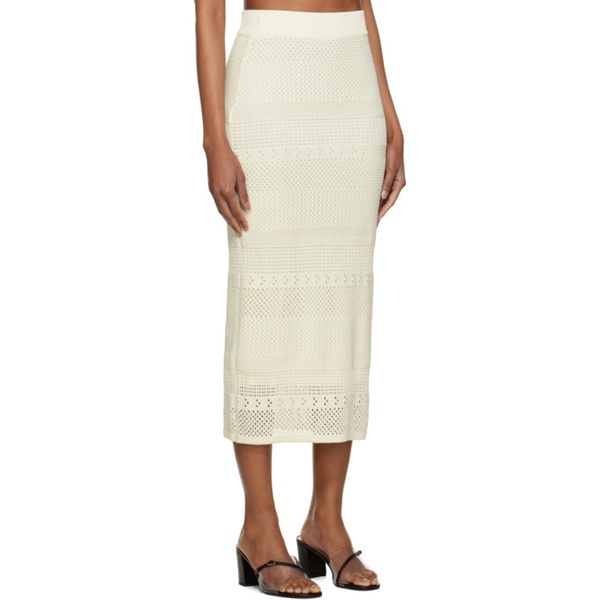  FRAME 오프화이트 Off-White Lined Maxi Skirt 231455F093002