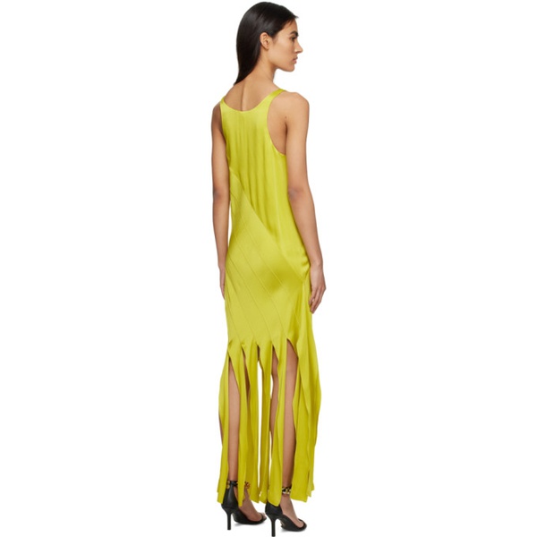 스텔라 맥카트니 스텔라 맥카트니 Stella McCartney Yellow Fringed Maxi Dress 231471F055004
