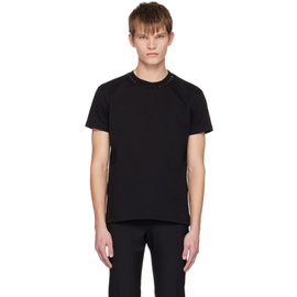 발렌티노 Valentino Black Stud T-Shirt 231476M213004