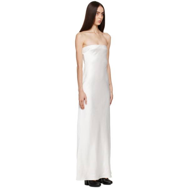  THIRD FORM White Tie Back Maxi Dress 231477F055000