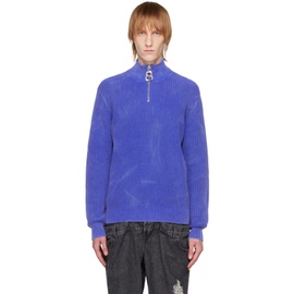 JW 앤더슨 JW Anderson Blue Can Puller Sweater 231477M205002