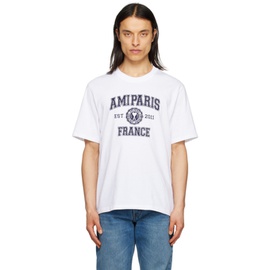 White Ami Paris France T-Shirt 231482M213029