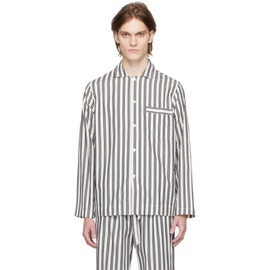 테클라 Tekla 오프화이트 Off-White Striped Pyjama Shirt 231482M218001